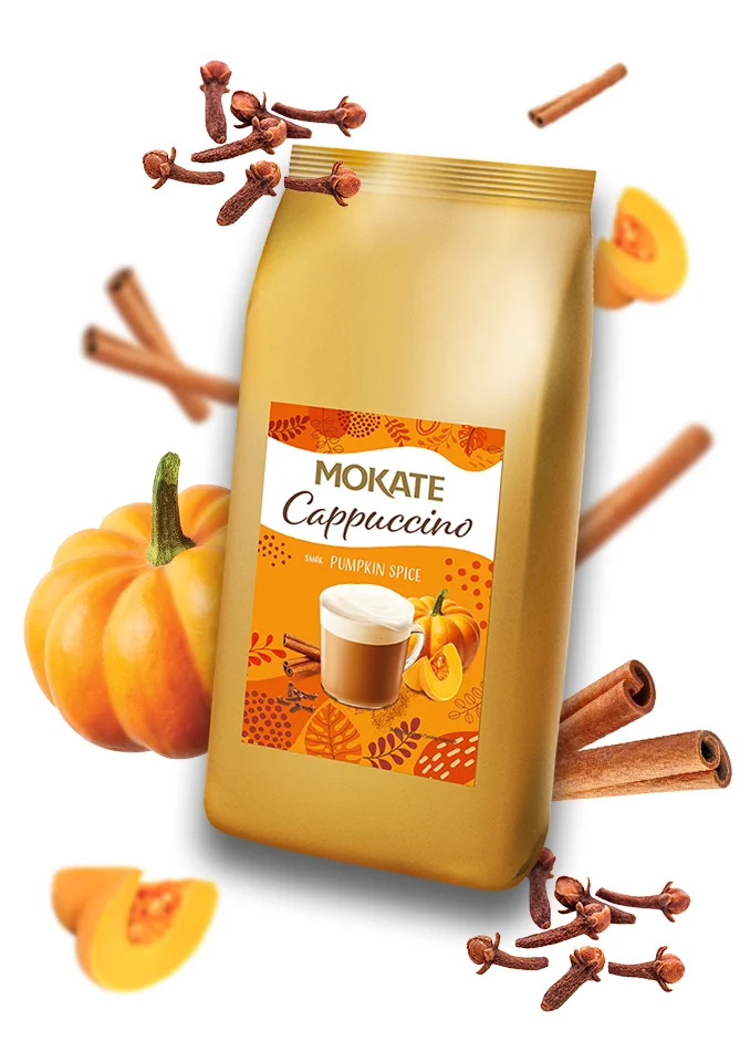 ☁️moca☕️ CAPPUCCINO PUMPKIN SPICE 800g Wersja XXL Smak Jesieni